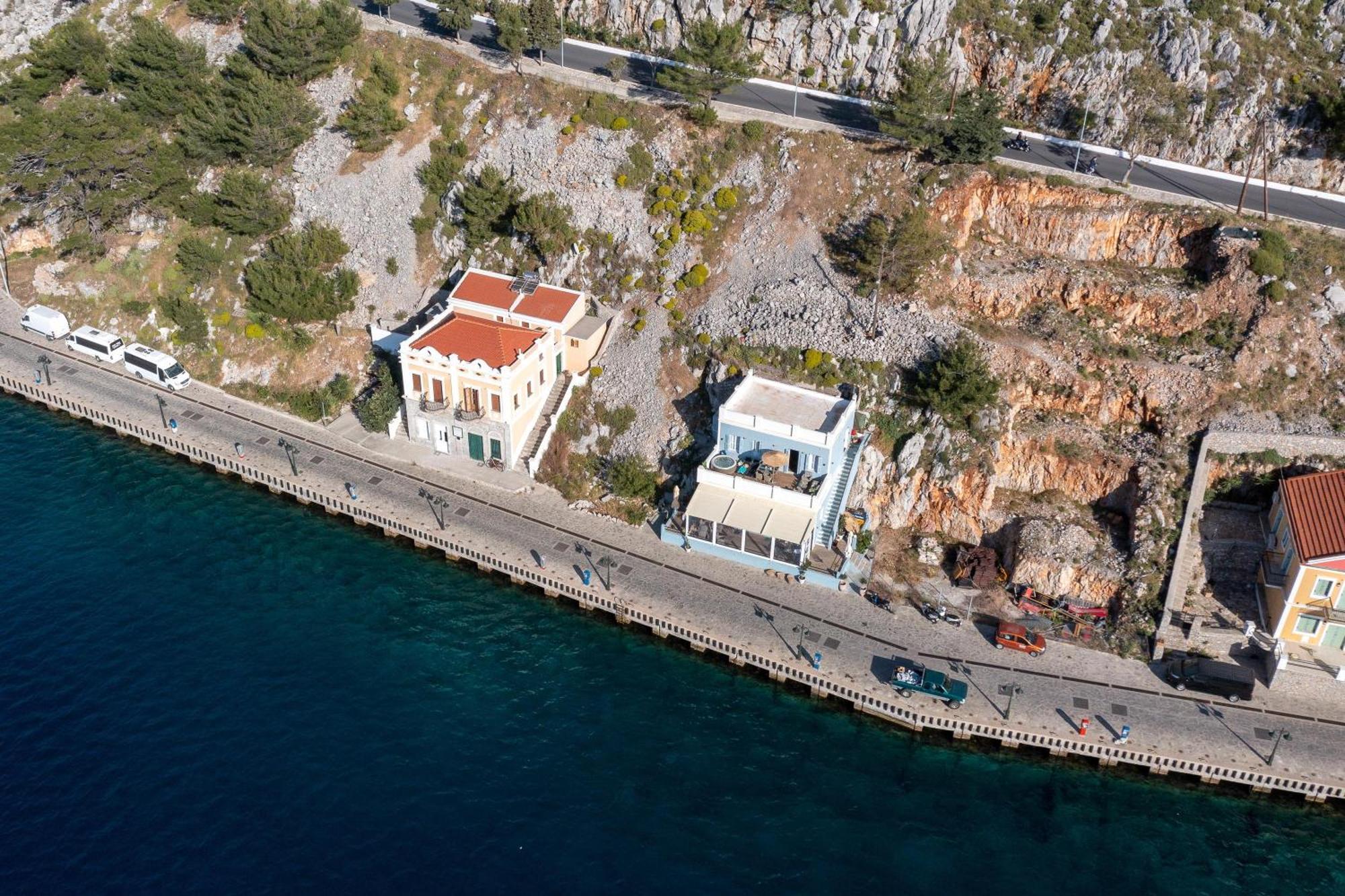 Over The Sea Apartments Simi Exterior foto